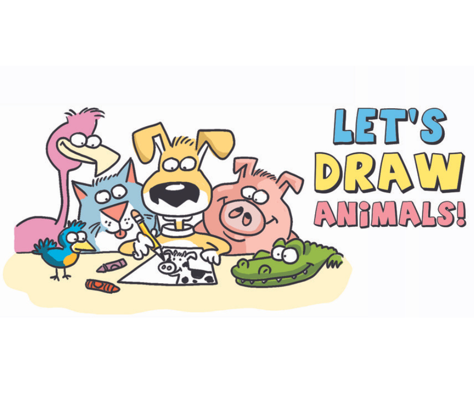 Let’s Draw Animals! with Rick Stromoski- Grades 2 and up