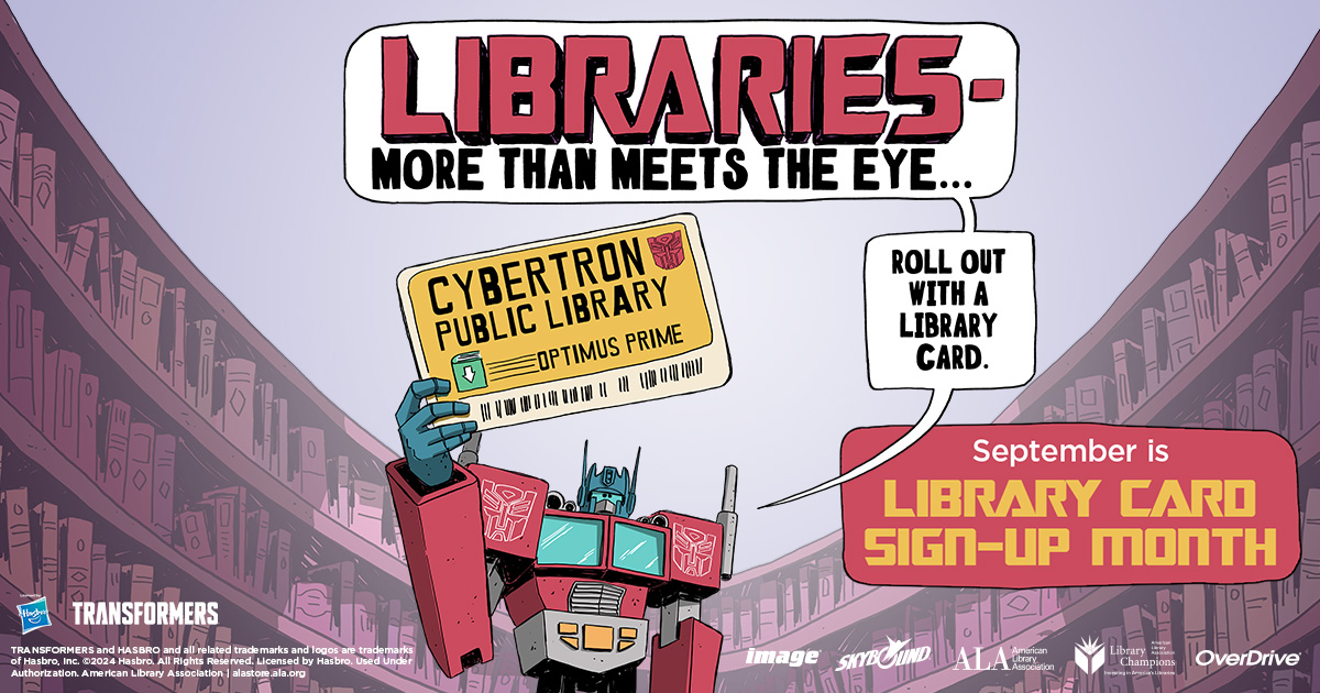 September is Library Card Sign-Up Month